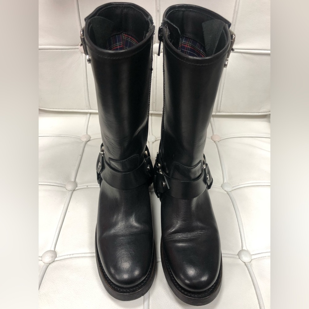 DSQUARED2 leather ankle boots
